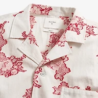 Billy Reid Floral Jacquard Short-sleeve Shirt