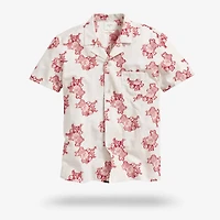 Billy Reid Floral Jacquard Short-sleeve Shirt