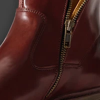 Tompkins Shell Cordovan Zip-up Boot