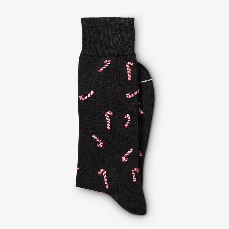 Candy Cane Dress Socks
