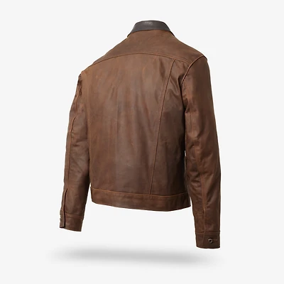Schott® N.Y.C. X Allen Edmonds Leather Barn Jacket