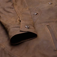 Schott® N.Y.C. X Allen Edmonds Leather Barn Jacket