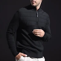 Bugatchi Quarter-zip Long-sleeve Sweater