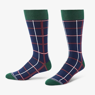 Holiday Plaid Dress Socks