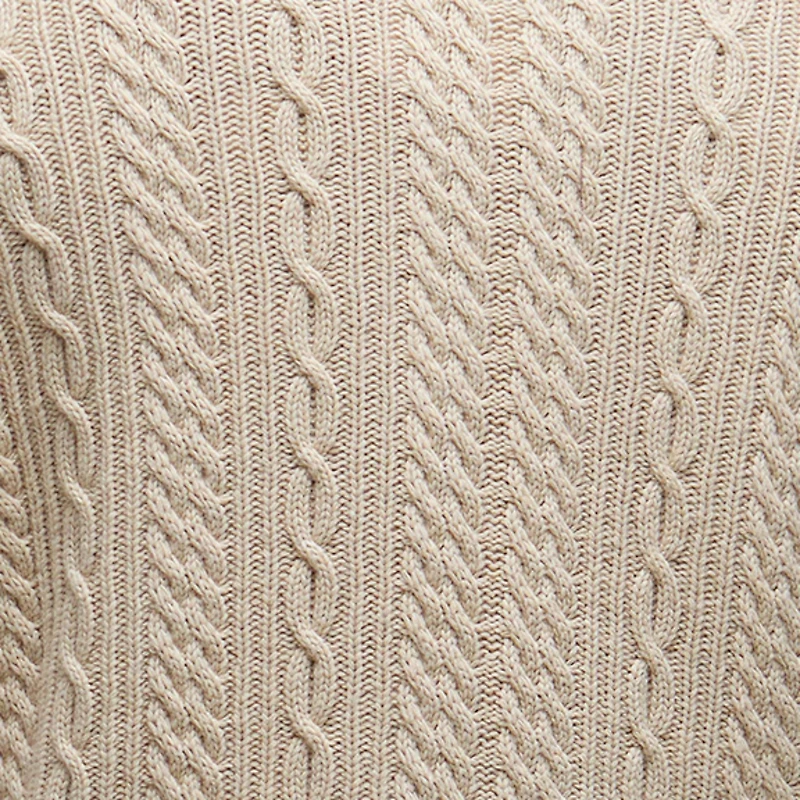 Barbour Lowfen Cable-knit Crewneck Sweater