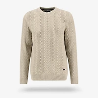 Barbour Lowfen Cable-knit Crewneck Sweater