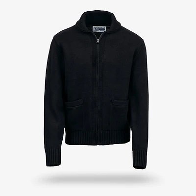 Schott® N.Y.C. Zip-front Shawl Collar Cardigan
