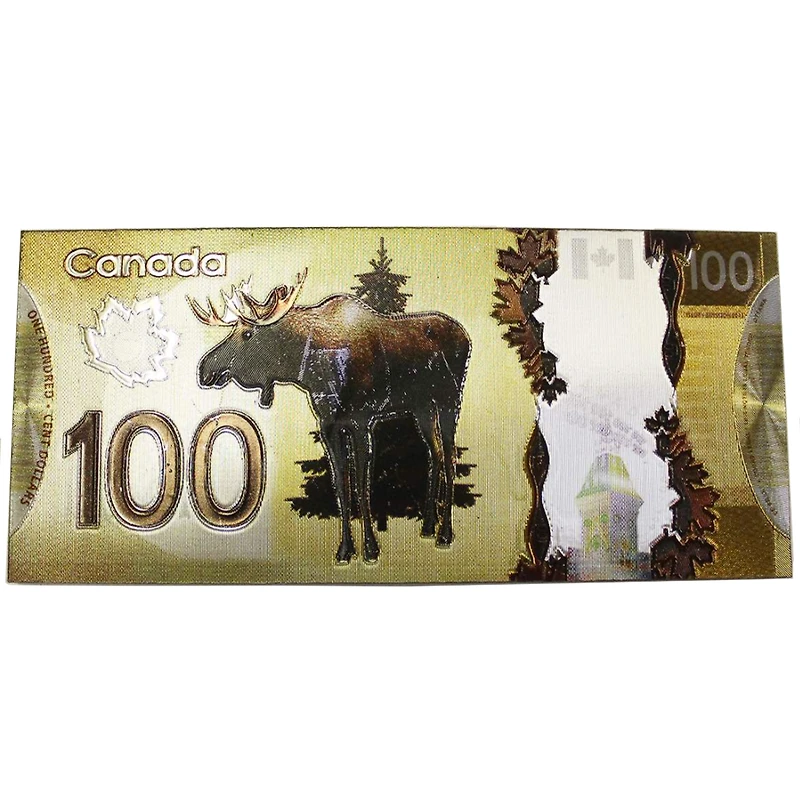 Fake $100 Canadian Dollar Bill Magnet