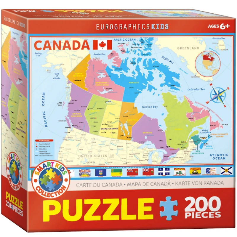 Map of Canada Kids' Puzzle