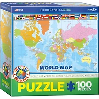 Kids' World Map Puzzle