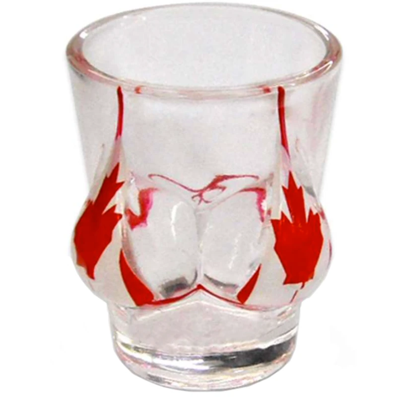 Maple Leaf Bikini Top Shot Glass