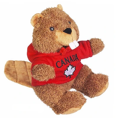 Plush Beaver in Canada Hoodie