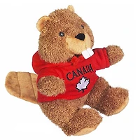 Plush Beaver in Canada Hoodie