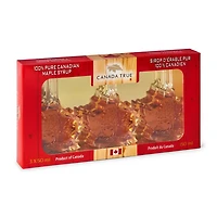 Maple Syrup Leaf Bottle 3pk Box