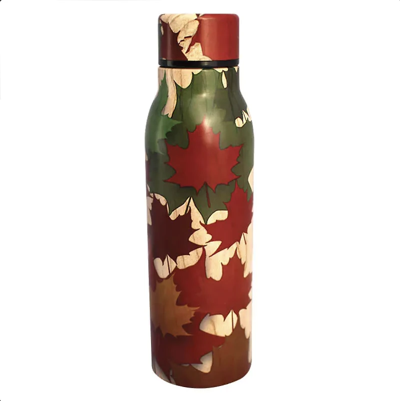 Maple Leaves Insulated Water Bottle