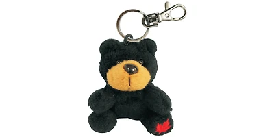 Plush Keychain Black Bear