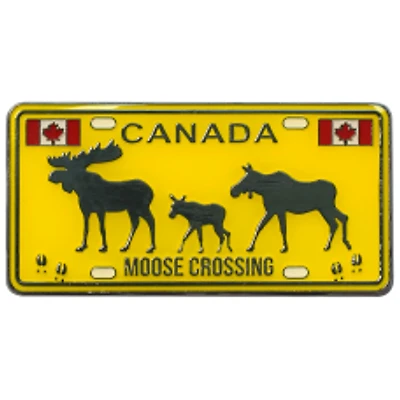 Metal Magnet: Moose Crossing