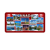 License Plate Canada City Views