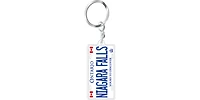 License Plate Keychain Niagara Falls