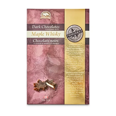 Maple Whisky Dark Chocolates
