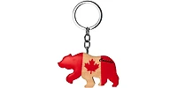 Wooden Bear Keychain