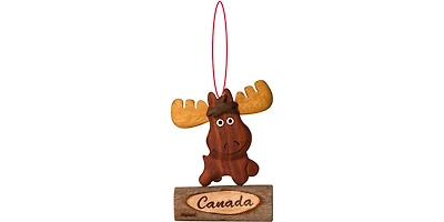 Ornament Wooden Moose
