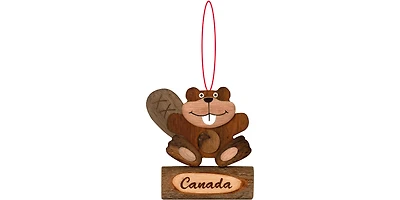 Ornament Wooden Beaver