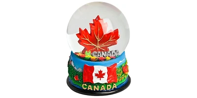 Snow Globe Canada Maple Leaf