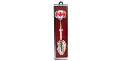 Metal Souvenir Spoon Canada Flag