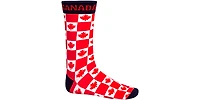 Sock Maple Leaf Grid