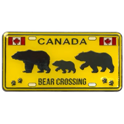 Metal Magnet: Bear Crossing