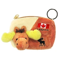 Plush Coin Purse Moose