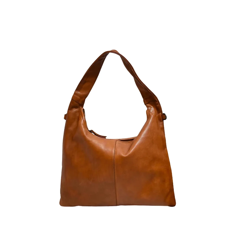 Sac à main style Hobo en cuir italien The Trend - 22500