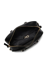 Le Camille - Sac à main 2-en-1 en cuir vegan noir