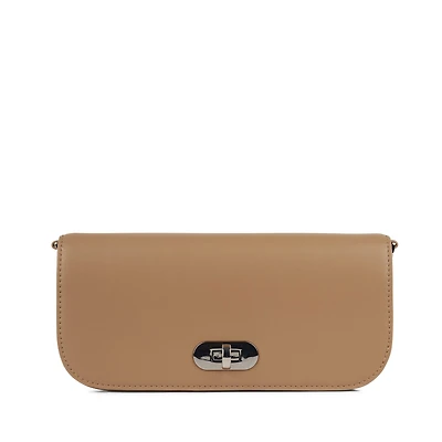 Le Dakota – Portefeuille à bandoulière 2-en-1 en cuir vegan