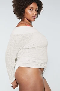 Major Label Off The Shoulder Pullover