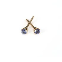 Maquillage Mini Septembre / saphir / or jaune 2 mm. 14k | Faces Cosmétiques