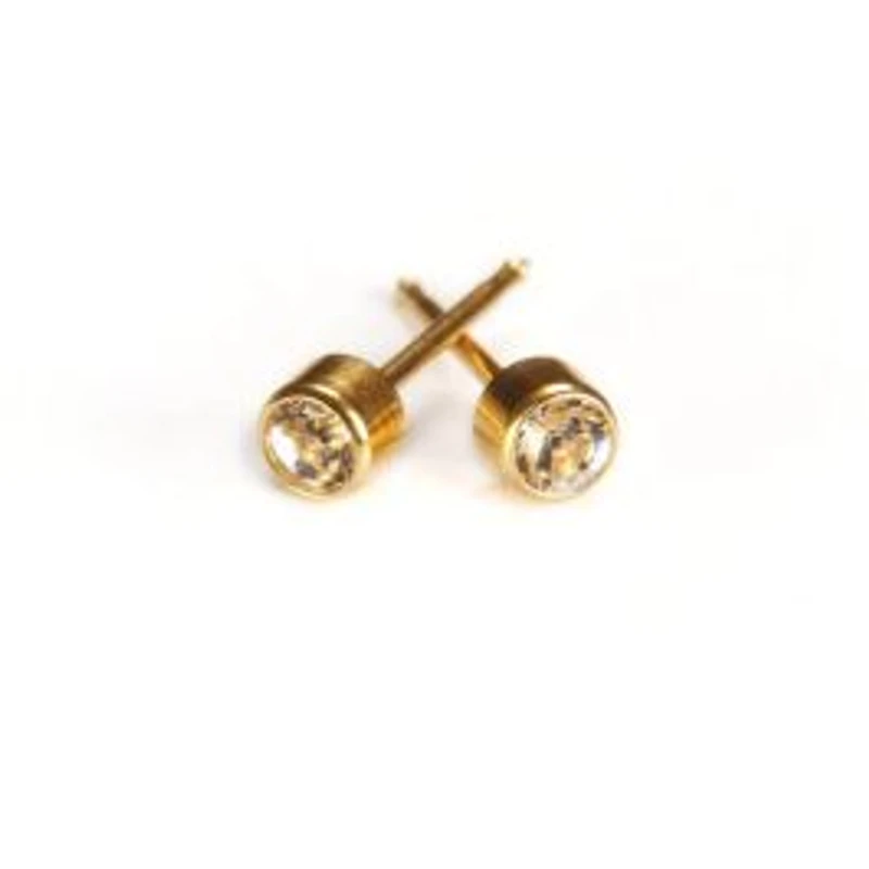 Maquillage Cristal Bezel 3 mm gold 14 K | Faces Cosmétiques