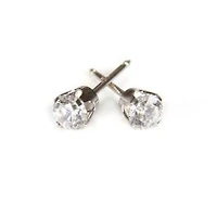 Maquillage CZ white  gold 4mm. 14k | Faces Cosmétiques
