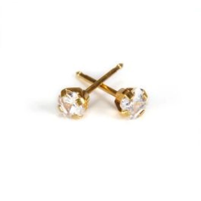 Maquillage 3X3mm CZ Tiffany Princess Cut 24k yellow | Faces Cosmétiques