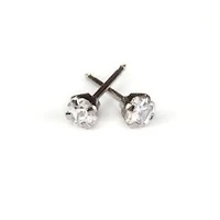 Maquillage 3X3mm CZ Tiffany Princess Cut 24k white | Faces Cosmétiques