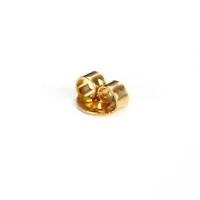 Maquillage Single yellow gold clasp butterflies | Faces Cosmétiques