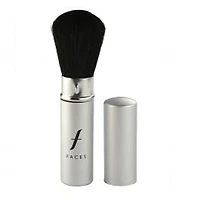 Maquillage Pinceau poudre rétractable argent no. 014 | Faces Cosmétiques