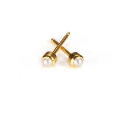 Maquillage Gold Bezel Pearl  3mm. 24K | Faces Cosmétiques