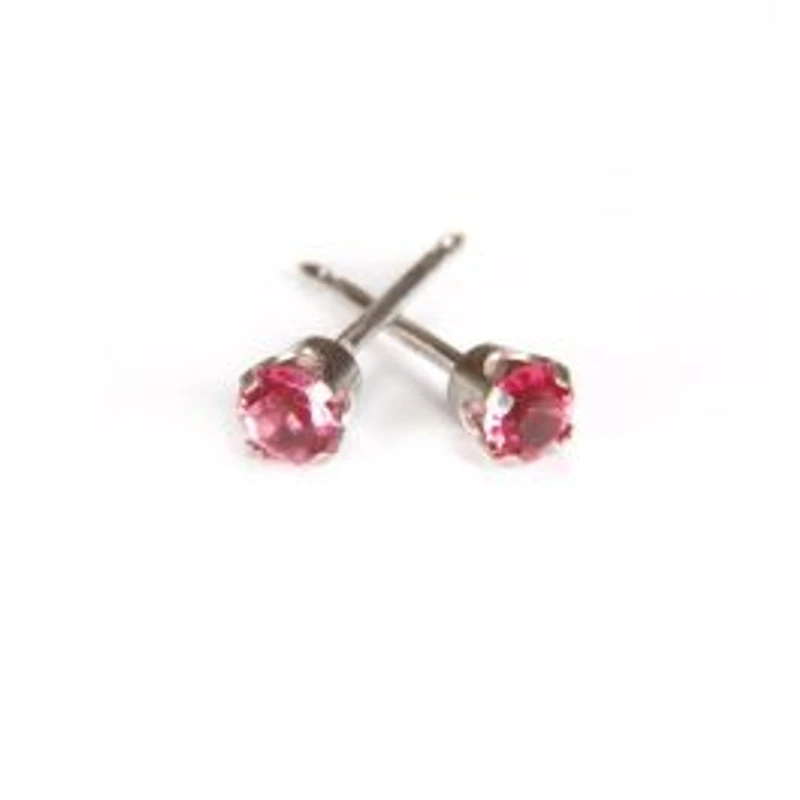 Maquillage October / pink / white gold 14K 3mm | Faces Cosmétiques