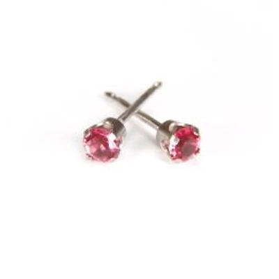 Maquillage October / pink / white gold 14K 3mm | Faces Cosmétiques