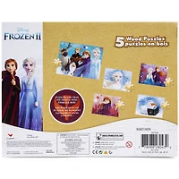Disney Frozen 2 Wood Puzzles Box Set 5-Pack