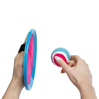 toss and stick ball game