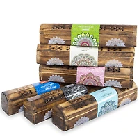 incense holder, cone burner, wooden box, tray, cheap stick box for sticks, set