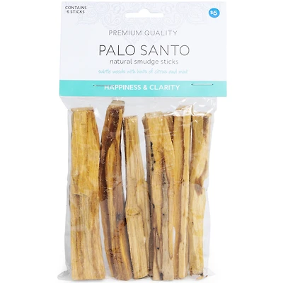 Palo Santo Natural Smudge Sticks 6-Count